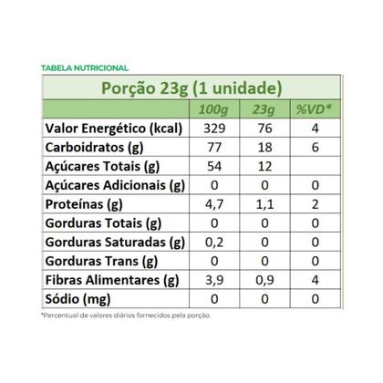 Imagem de Doce Bananinha Sem açúcar Com 32 Unidade de 23g Fazendinha
