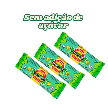 Imagem de Doce Bananinha Sem açúcar Com 5 Unidade de 23g Fazendinha