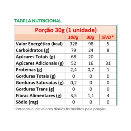 Imagem de Doce Bananinha Tradicional 720g Com 24 Unidades Fazendinha