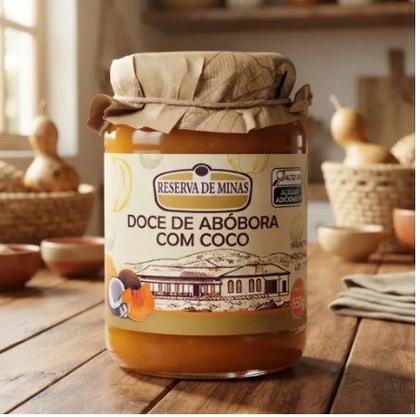 Imagem de Doce de Abóbora com Coco Reserva de Minas 650g