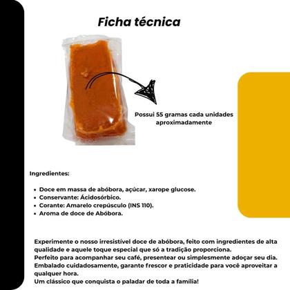 Imagem de Doce de Abóbora Doce Sonho Pote 1,1kg c/ 20 un