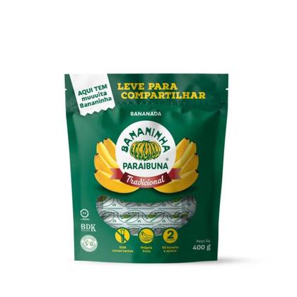 Imagem de Doce de Banana Paraibuna 400g  Bananinha Tradicional , Sabor Natural e Irresistível