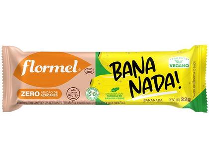 Imagem de Doce de Banana Tablete Flormel Bananada Diet 440g 20 Unidades