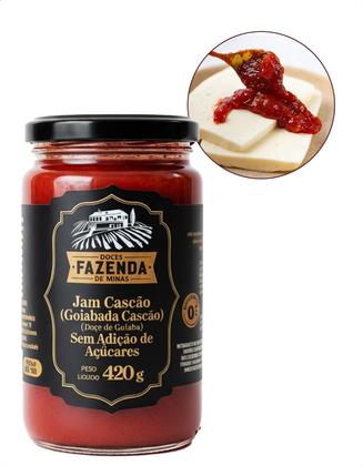 Imagem de Doce de Goiabada Cascão Artesanal Diet Sem Adição de Açúcar e Zero Glúten 420g Doces Fazenda de Minas