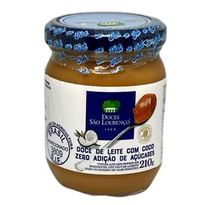 Imagem de Doce De Leite Com Coco Zero São Lourenço 210G (3 Unidades)