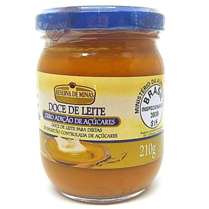 Imagem de Doce De Leite Diet 210g - Zero Adição De Açúcar Reserva de Minas