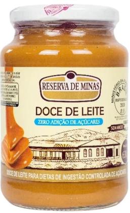 Imagem de Doce de Leite Reserva de Minas 630g DIet Zero Açúcar Original De Minas