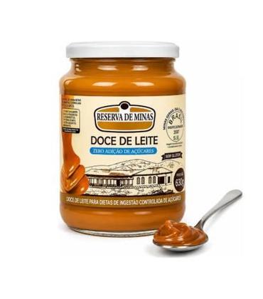 Imagem de Doce de Leite Reserva de Minas 630g DIet Zero Açúcar Original De Minas