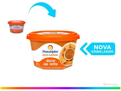Imagem de Doce De Leite Zero Lactose Piracanjuba Pote 350g