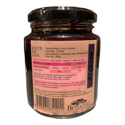 Imagem de Doce de Uva Betiatto 290g