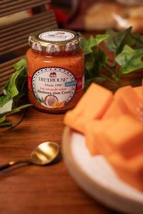 Imagem de Doce Diet Vegano de Abóbora com Coco Cremosa Sem Açúcar - Diet House