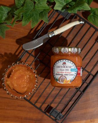 Imagem de Doce Diet Vegano de Abóbora com Coco Cremosa Sem Açúcar - Diet House