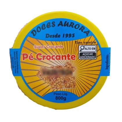 Imagem de Doce Pé De Moleque Crocante Pote 800g AURORA