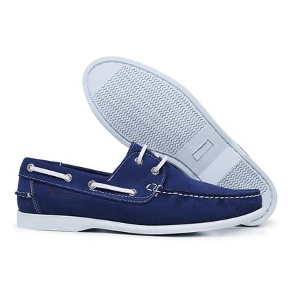 Imagem de Dock Sider Mocassim Masculino Clássico Modelo Estiloso Confortável Solado Costurado