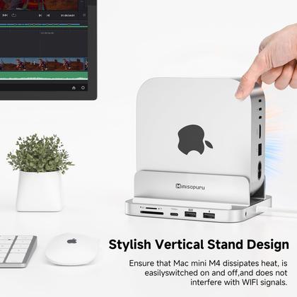 Dock & Stand minisopuru iExpandMate MINI218B PRO Mac mini M4