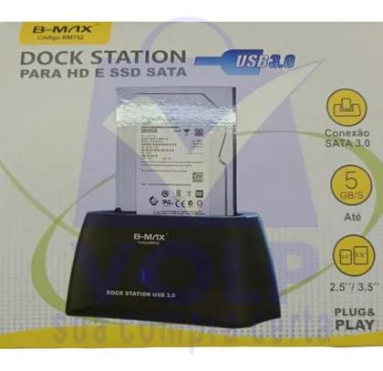 Imagem de Dock Station Hd E Ssd 2.5 E 3.5 Sata Usb 3.0 Até 10tb C/nf