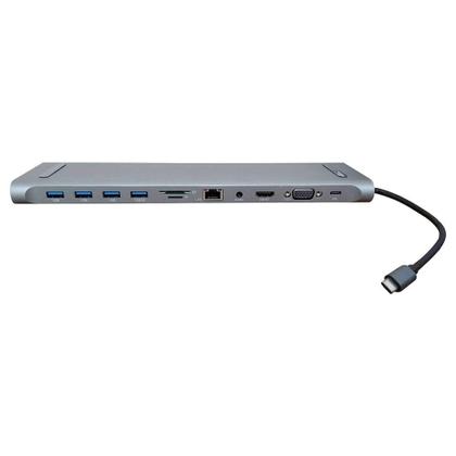 Imagem de Dock Station Multifunção 11 em 1 USB Tipo C para Lan RJ45