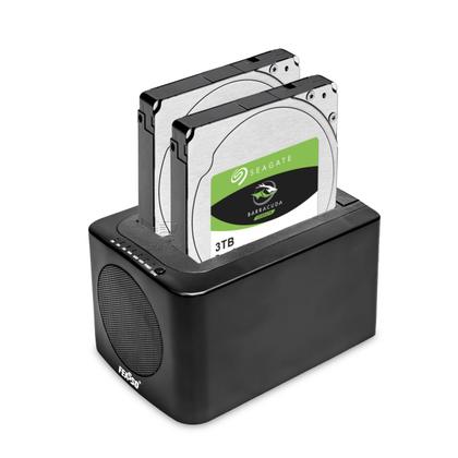 Imagem de Dock Station Para HD SSD Sata 3 USB 3.0 Clone FAHD-35 Feasso Com Cooler