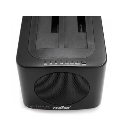 Imagem de Dock Station Para HD SSD Sata 3 USB 3.0 Clone FAHD-35 Feasso Com Cooler