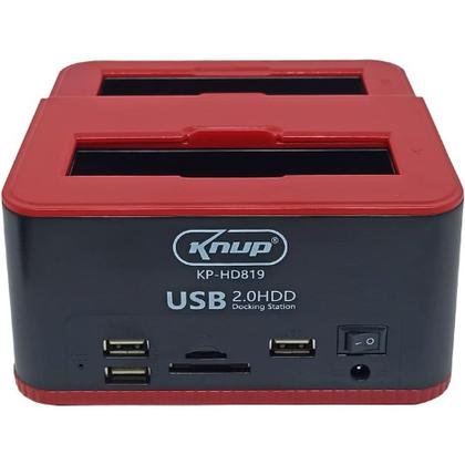 Imagem de Dock station para hdd 2.5''/3.5" knup kp-hd819