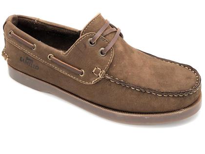 Imagem de Dockside Samello Molegato Nobuck Taupe Sola Ambar