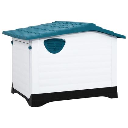 Imagem de Dog House vidaXL Durável Polipropileno Outdoor Blue