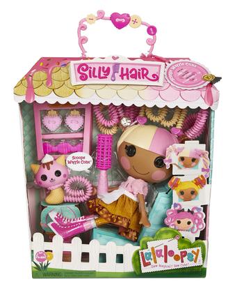 Imagem de Doll Lalaloopsy Silly Hair Scoops Waffle Cone com gato de estimação