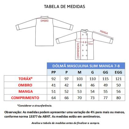 Imagem de Dolmã Chefe de Cozinha Masculino Jeans Jaleco Chef de Cozinha