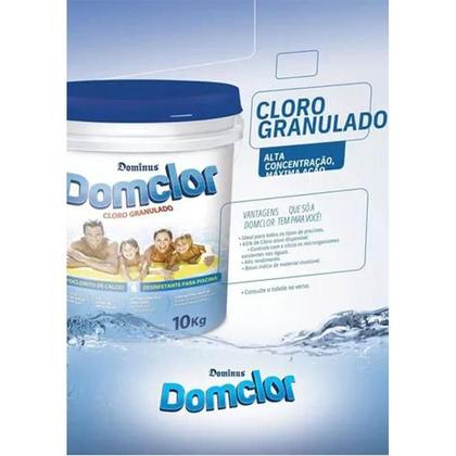 Imagem de  DOMCLOR Cloro granulado hipoclorito de calcio 65% puro 10KG