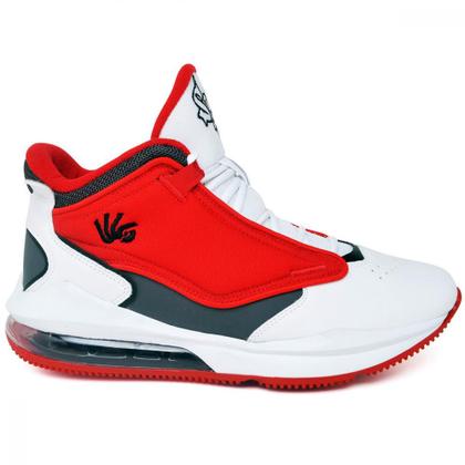 Imagem de Domine a Quadra com o Tênis de Basquete Ankaa Suporte Premium e Desempenho Lendário Vermelho