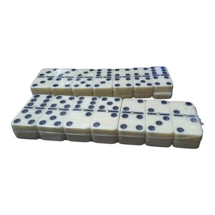 Imagem de Dominó 28 Peças Resina Pesado Profissional Estojo Preto