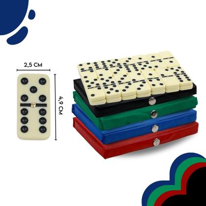 Imagem de Domino De Osso Branco Profissional - Pedras Grandes - Nybc