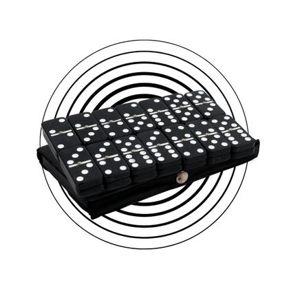 Imagem de Domino De Osso Preto Profissional - Pedras Grandes - Nybc