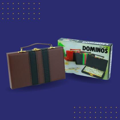Imagem de Domino De Osso Profissional - Pedras Grandes- C/maleta -nybc