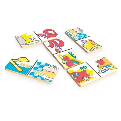 Imagem de Dominó Divisão Silábica Madeira Xalingo 51487