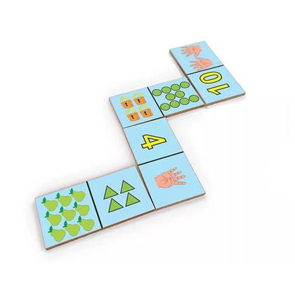 Imagem de Dominó Educativo Quantidades e Números - Carimbrás