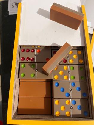 Imagem de Dominó Grosso de PVC Premium com Pino Não quebra Pintado com tinta automotiva