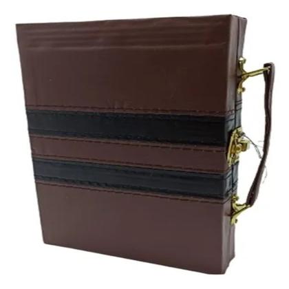 Imagem de Domino Profissional 28 Pecas Osso Com Maleta Luxo Jogo Profissional Estojo Caixa Completo