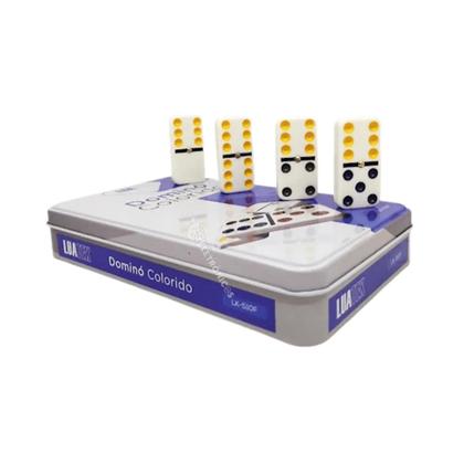 Imagem de Domino Profissional Acompanha Estojo Em Lata 28 Peças LK510F