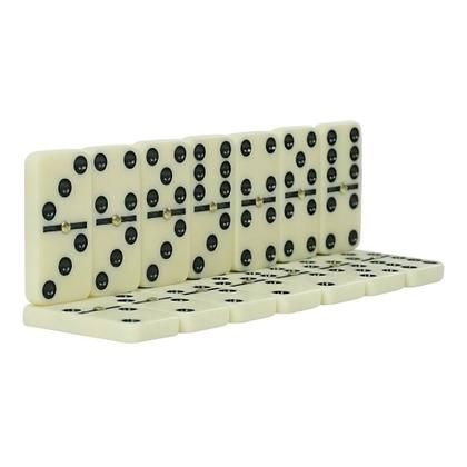 Imagem de Dominó Profissional De Osso Estojo Com 28 Peças Dominó Estojo