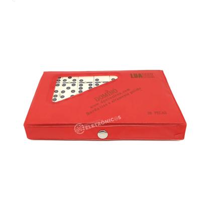 Imagem de Domino Profissional Estojo 28 Peças Jogo Divertido Com Estojo LUADO28