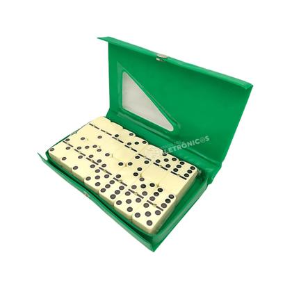 Imagem de Domino Profissional Estojo 28 Peças Jogo Divertido Com Estojo LUADO28