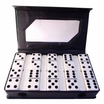 Dominó Profissional Jumbo Grosso Cor Branco - EJ Games - Euclides Jordão Imagem de Dominó Profissional Jumbo Grosso Cor Branco - EJ Games