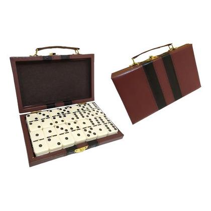 Imagem de Dominó Profissional Modelo Osso com Maleta 12 mm