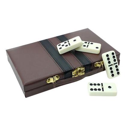 Imagem de Dominó Profissional Modelo Osso com Maleta 12 mm