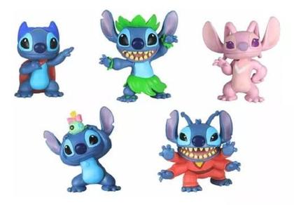 Imagem de Doorables Disney Set de Figuras Luxo Stitch e Amigos Pack C/ 5 figuras  Sunny