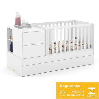 Imagem de Dormitório Completo Infantil Tutto New 4 Portas, Cômoda e Berço Multifuncional Formare - Matic Móveis
