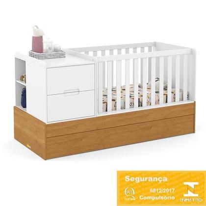 Imagem de Dormitório Completo Infantil Tutto New 4 Portas, Cômoda e Berço Multifuncional Formare - Matic Móveis