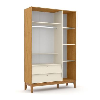 Imagem de Dormitório Completo Infantil Unique 3 Portas, Cômoda 6 Gavetas e Berço - Matic Móveis