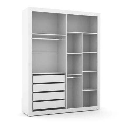 Imagem de Dormitório Tutto New 4 Portas, Cômoda 1 Porta, Berço e Mesinha - Matic Móveis